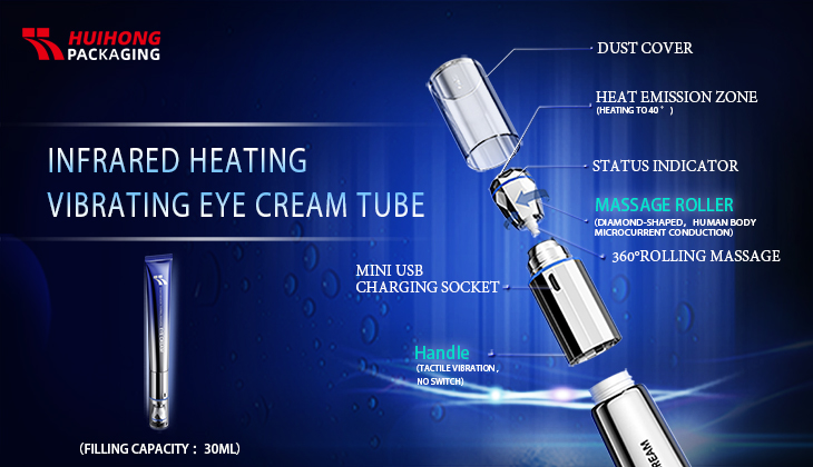 Electric Vibration Massage for Eye Cream Tube